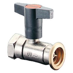 Oventrop Pumpenkugelhahn Optibal mit Sperrventil DN 25, 1" x G 1 1/2", Messing, 10781... OVENTROP-1078171 4026755360431 (Abb. 1)