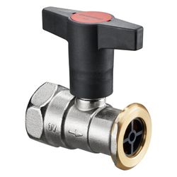 Oventrop Pumpenkugelhahn Optibal mit Sperrventil DN 32, 1 1/4" x G 2", Messing, 10781... OVENTROP-1078172 4026755360448 (Abb. 1)