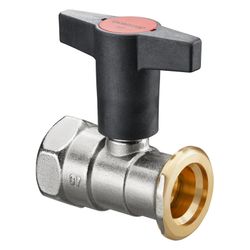 Oventrop Pumpenkugelhahn Optibal ohne Sperrventil DN 32, 1 1/4" x G 2", Messing, 1078... OVENTROP-1078372 4026755360479 (Abb. 1)