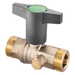 Oventrop Trinkwasserkugelhahn Optibal TW, DN 32, G 1 1/2" Außengewinde, PN 10, Messin... OVENTROP-1078910 4026755498141 (Abb. 1)