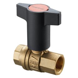 Oventrop Kugelhahn entzinkungsbeständig Knebelgriff DN 32, beidseitig 1 1/4" Innengew... OVENTROP-1079110 4026755232165 (Abb. 1)