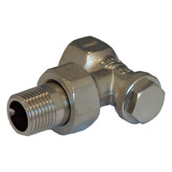Oventrop Combi 3 Heizkörperverschraubung DN 10, 3/8", PN 10, Eckausführung, Rotguss M... OVENTROP-1090361 4026755130225 (Abb. 1)