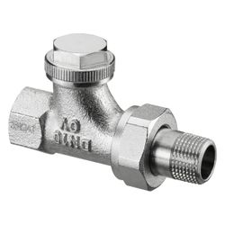 Oventrop Combi 3 Heizkörperverschraubung DN 10, 3/8", PN 10, Durchgangsausführung, Ro... OVENTROP-1090461 4026755130256 (Abb. 1)