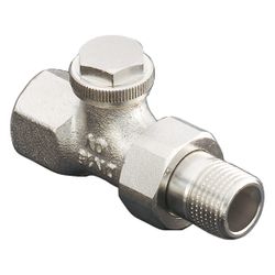 Oventrop Combi 3 Heizkörperverschraubung DN 10, 3/8", PN 10, Durchgangsausführung, Ro... OVENTROP-1090461 4026755130256 (Abb. 1)