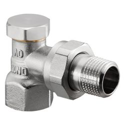 Oventrop Combi 2 Heizkörperverschraubung DN 10, 3/8", PN 10, Eckausführung, Messing v... OVENTROP-1091061 4026755130461 (Abb. 1)
