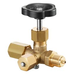 Oventrop Manometerabsperrventil 1/2" Außengewinde, PN 250 Prüfzapfen, Messing Niro, 1... OVENTROP-1115104 4026755131475 (Abb. 1)