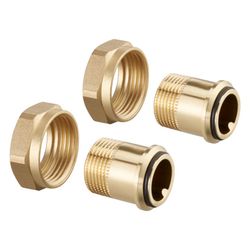 Oventrop Tüllenanschlussset, 2 Tüllen mit Außengewinde R 3/8", flachdichtend mit Über... OVENTROP-1140281 4026755447293 (Abb. 1)