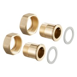 Oventrop Tüllenanschlussset 1", 2 Tüllen mit Außengewinde, flachdichtend mit Überwurf... OVENTROP-1140794 4026755371123 (Abb. 1)
