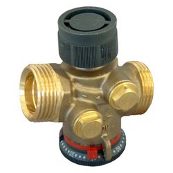 Oventrop Regulierventil Cocon QTZ ohne Messventile, DN 10, G 1/2" AG, 30-210l/h, 1145... OVENTROP-1145563 4026755363975 (Abb. 1)