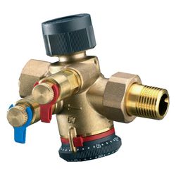 Oventrop Regulierventil Cocon QTZ mit Messventilen, DN 15, 1/2" IG, 30-210l/h, 114600... OVENTROP-1146004 4026755244960 (Abb. 1)