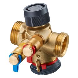 Oventrop Regulierventil Cocon QTZ mit Messventilen, DN 20, G 1” AG, 150-1050l/h, 1146... OVENTROP-1146066 4026755347654 (Abb. 1)