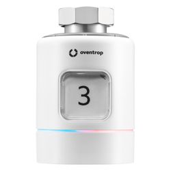 Oventrop termios Pro Thermostat mit Anschlussset M28x1,5 Herz, 230V, Display, Alumini... OVENTROP-1154067 4026755556735 (Abb. 1)