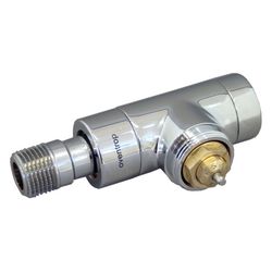 Oventrop E Thermostatventil DN 15, 1/2", PN 10, Durchgangsausführung, verchromt, 1163... OVENTROP-1163152 4026755172119 (Abb. 1)