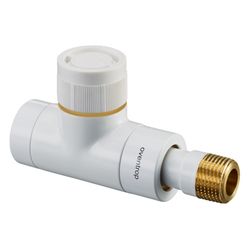 Oventrop E Thermostatventil DN 15, 1/2", PN 10, Durchgangsausführung, Weiß, 1163162... OVENTROP-1163162 4026755172126 (Abb. 1)