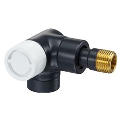 Oventrop E Thermostatventil DN 15, 1/2", PN 10, Winkeleckausführung links, Anthrazit,... OVENTROP-1163432 4026755200188 (Abb. 1)