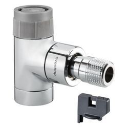 Oventrop EQ Thermostatventil DN 15 Eckausführung mit Q-Tech, verchromt, 1163552... OVENTROP-1163552 4026755423419 (Abb. 1)