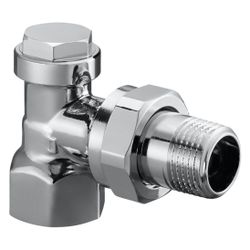 Oventrop Combi C Verschraubung mit Voreinstellung, Eckausführung DN 15 verchromt... OVENTROP-1164554 4026755436365 (Abb. 1)