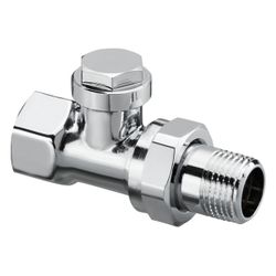 Oventrop Combi C Verschraubung mit Voreinstellung, Durchgangsausführung DN 15 verchro... OVENTROP-1165554 4026755436372 (Abb. 1)
