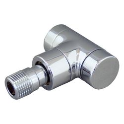 Oventrop Combi E Heizkörperverschraubung DN 15, 1/2", PN 10, Eckausführung, verchromt... OVENTROP-1166052 4026755133103 (Abb. 1)