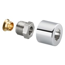Oventrop Klemmringverschraubungs-Set für Baureihe E, 1/2" x 15mm, verchromt, 1169093... OVENTROP-1169093 4026755133332 (Abb. 1)