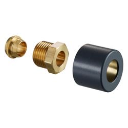 Oventrop Klemmringverschraubungs-Set für Baureihe E, 1/2" x 15mm, Anthrazit, 1169493... OVENTROP-1169493 4026755304121 (Abb. 1)
