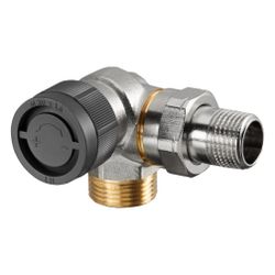 Oventrop A Thermostatventil DN 15, G 3/4" AG x R 1/2” AG, Winkeleckausführung links, ... OVENTROP-1181396 4026755401349 (Abb. 1)
