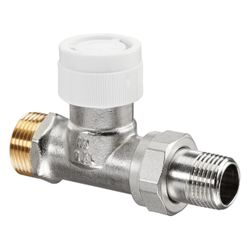 Oventrop AV 9 Thermostatventil DN 15, 3/4" x 1/2", PN 10, Durchgangsausführung, 11838... OVENTROP-1183847 4026755422184 (Abb. 1)