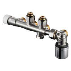 Oventrop Multiblock Anschlussarmatur T-RT, Eckform, G 3/4" Innengewinde, 1184016... OVENTROP-1184016 4026755384284 (Abb. 1)