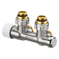 Oventrop Multiblock T Anschlussarmatur 1/2" AG x 3/4" AG, Ein- und Zweirohr Eckausfüh... OVENTROP-1184034 4026755291117 (Abb. 1)