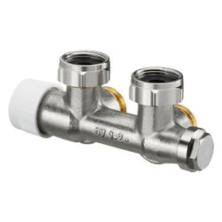 Oventrop Multiblock T Anschlussarmatur 1/2" AG x 3/4" AG, Ein- und Zweirohr Eckausfüh... OVENTROP-1184034 4026755291117 (Abb. 1)