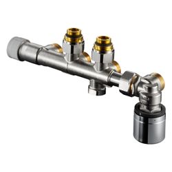 Oventrop Multiblock Anschlussarmatur TQ- RT, Eckausführung, Rp 1/2" Außengewinde, mit... OVENTROP-1184076 4026755431476 (Abb. 1)