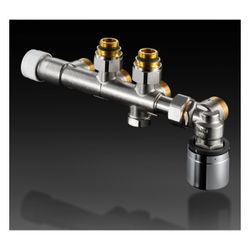 Oventrop Multiblock T-RTL Anschlussarmatur, Eckform, G 1/2" AG, 1184086... OVENTROP-1184086 4026755384307 (Abb. 1)