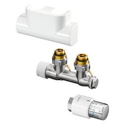 Oventrop Anschlussset für Badheizkörper Multiblock T/Uni SH, Eckausführung, Edelstahl... OVENTROP-1184384 4026755332506 (Abb. 1)