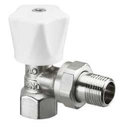 Oventrop Handregulierventil HR, DN 20, 3/4", PN 10, Eckausführung, Handrad Weiß, 1190... OVENTROP-1190506 4026755232394 (Abb. 1)