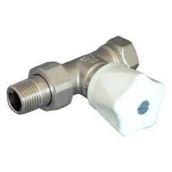 Oventrop Handregulierventil HR, DN 10, 3/8", PN 10, Durchgangsausführung, Handrad wei... OVENTROP-1190603 4026755232400 (Abb. 1)