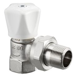 Oventrop HRV Handregulierventil DN 15 1/2, PN 10 Eckausführung, verkürztes Baumaß... OVENTROP-1194504 4026755257960 (Abb. 1)