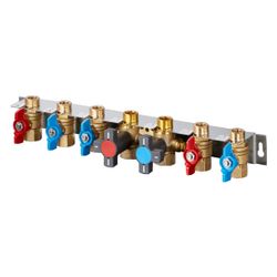Oventrop Kugelhahnanschlussset für Regudis W-HTU, mit Spülfunktion, 1341082... OVENTROP-1341082 4026755417043 (Abb. 1)