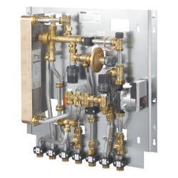 Oventrop Regudis W-HTF Wohnungsstation, gemischter, Heizkreis 17l/min, Wärmetauscher ... OVENTROP-1341142 4026755383195 (Abb. 1)