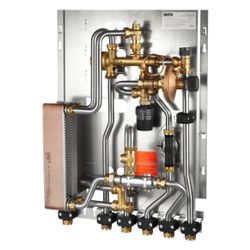 Oventrop Regudis W-HTU Wohnungsstation, Wärmetauscher kupfergelötet, 15l/min, ohne Ka... OVENTROP-1341231 4026755393552 (Abb. 1)