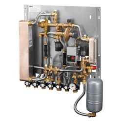 Oventrop Regudis W-HTU Duo Wohnungsstation, Heizkreis Trennsystem, 17l/min, Wärmetaus... OVENTROP-1341332 4026755411805 (Abb. 1)