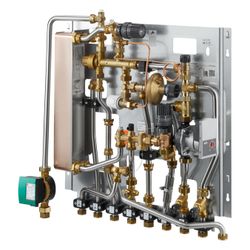Oventrop Regudis W-HTF Wohnungsstation, gemischter Heizkreis 17l/min, WT kupfergelöte... OVENTROP-1341542 4026755412666 (Abb. 1)