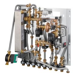 Oventrop Regudis W-HTF Wohnungsstation, gemischter Heizkreis 17l/min, WT nickelgelöte... OVENTROP-1341562 4026755412697 (Abb. 1)