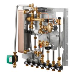 Oventrop Regudis W-HTF Wohnungsstation, direkter, Heizkreis 17l/min, WT nickelgelötet... OVENTROP-1341662 4026755435474 (Abb. 1)