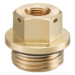 Oventrop Stopfen für Temperaturfühler für Regudis W, G 1/2" x M 10x1, 1349051... OVENTROP-1349051 4026755384758 (Abb. 1)