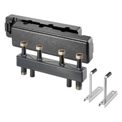 Oventrop Verteilerbalken für Reguma DN 20 für 3 Heizkreise aus Stahl, 1351483... OVENTROP-1351483 4026755395471 (Abb. 1)