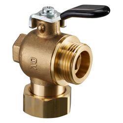 Oventrop Winkelkugelhahn DN 20 1" Außengewinde x 1" Überwurfmutter, 1351705... OVENTROP-1351705 4026755400793 (Abb. 1)