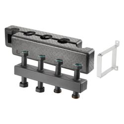 Oventrop Verteilerbalken für Regumat DN 25 für 5 Heizkreise, Stahl, Kompaktausführung... OVENTROP-1351785 4026755407099 (Abb. 1)
