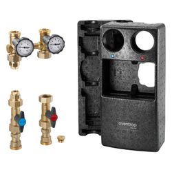 Oventrop Regumat S-180 Station DN 25 mit integriertem WMZ-Einbauset ohne Pumpe, 13560... OVENTROP-1356050 4026755399608 (Abb. 1)