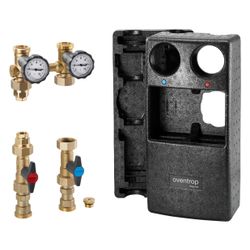 Oventrop Regumat S-180 Station DN 25 mit integriertem WMZ-Einbauset ohne Pumpe, 13560... OVENTROP-1356050 4026755399608 (Abb. 1)