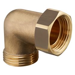 Oventrop Anschlusswinkel für Kesselverrohrung, G 1” Überwurfmutter x G 1” Außengewind... OVENTROP-1359062 4026755318159 (Abb. 1)
